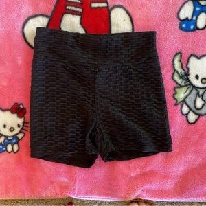 Womens small biker shorts. Black
